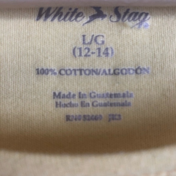 White Stag scoop neck quarter sleeve cotton tee size large - Picture 4 of 8